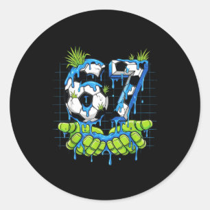 Adesivo Futebol 67 Seis Sete Meme Meninos Adolescentes Cri