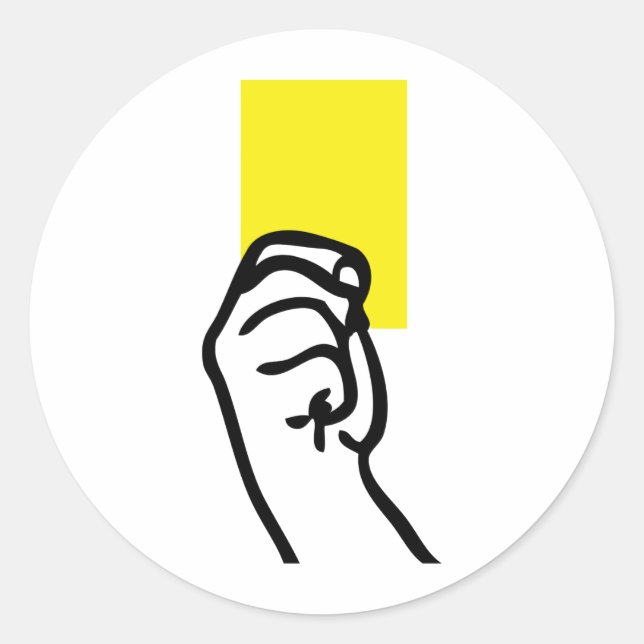 Adesivo Futebol amarelo (Frente)