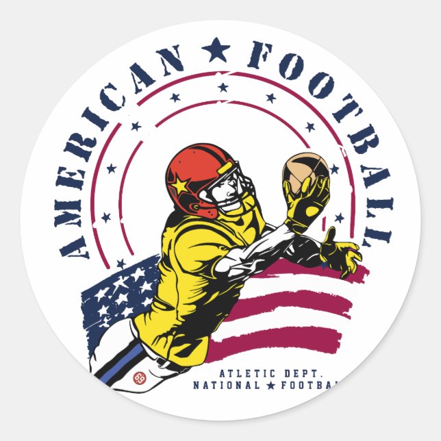 ADESIVO FUTEBOL AMERICANO (Frente)