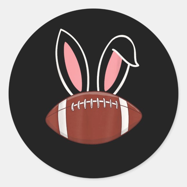 Adesivo Futebol Americano Bunny Ears (Frente)