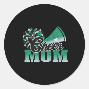 Adesivo Futebol animado Mãe Verde Pom Preto Branco Leopard
