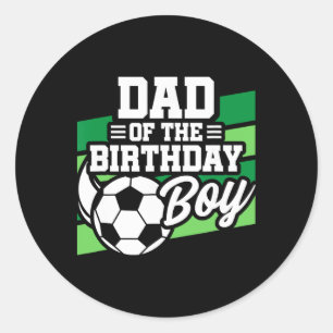 Adesivo Futebol Aniversário - Aniversário Pai - Futebol Ma