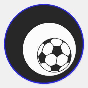 Adesivo futebol: cor customizável: