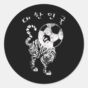 Adesivo Futebol Coreano para a Equipe Vermelha Mundial