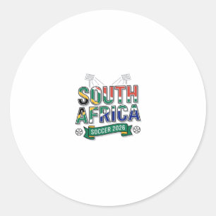 Adesivo Futebol da África do Sul 2026 Futebol Bold Tipogra