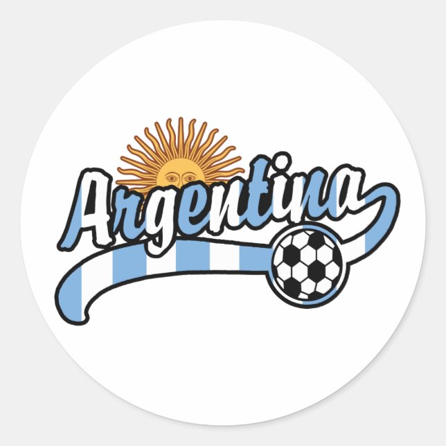 Adesivo Futebol da Argentina (Frente)