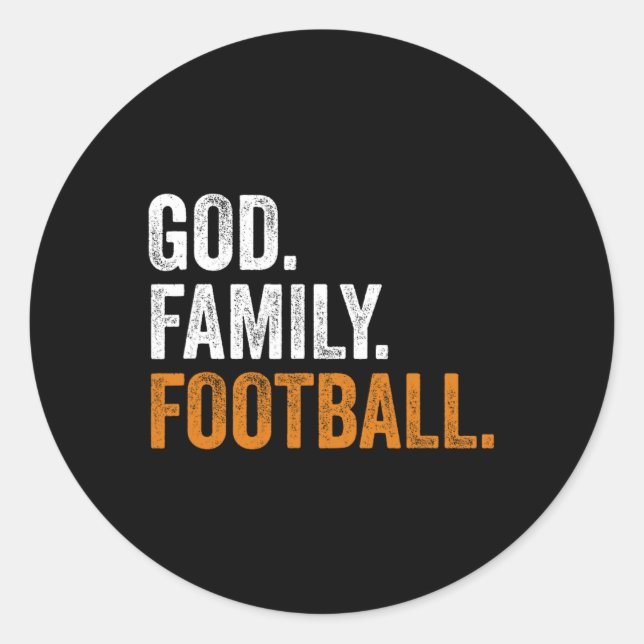 Adesivo Futebol da família Deus (Frente)
