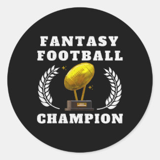 Adesivo Futebol de 2025 Campeão de Fantasia