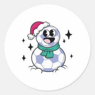 Adesivo Futebol de Boneco de Neve