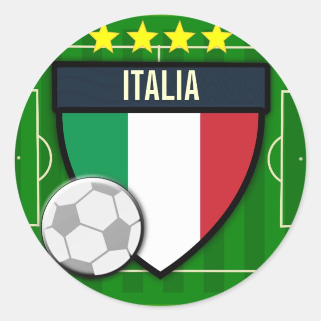 Adesivo Futebol de Italia Italia (Frente)