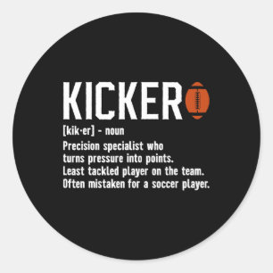 Adesivo Futebol de Kicker Definition Placeki