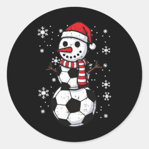 Adesivo Futebol de Natal Ll Boneco de Neve Xmas Footll Men