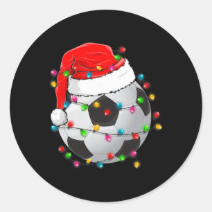 Adesivo Futebol de Natal Ll Chapéu do Papai Noel Esporte D