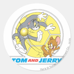 Adesivo Futebol de Tom e de Jerry (futebol) 8