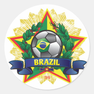 Adesivo Futebol do campeonato do mundo de Brasil