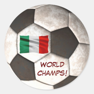 Adesivo Futebol do campeonato italiano "World Champs"
