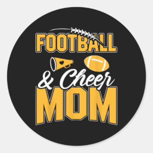 Adesivo Futebol E Alegria Mãe Cheerleading Mãe Futebol _2