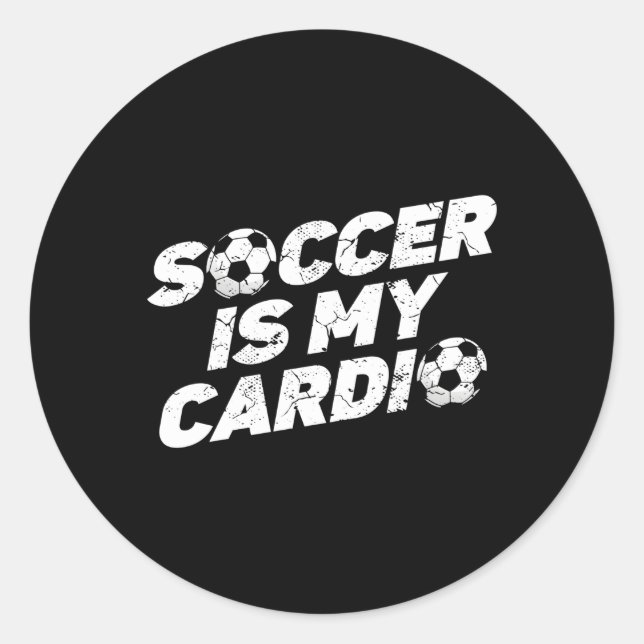 Adesivo Futebol É Meu Jogador De Futebol De Cardio (Frente)