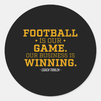 Adesivo Futebol é nosso jogo Nosso negócio está vencendo