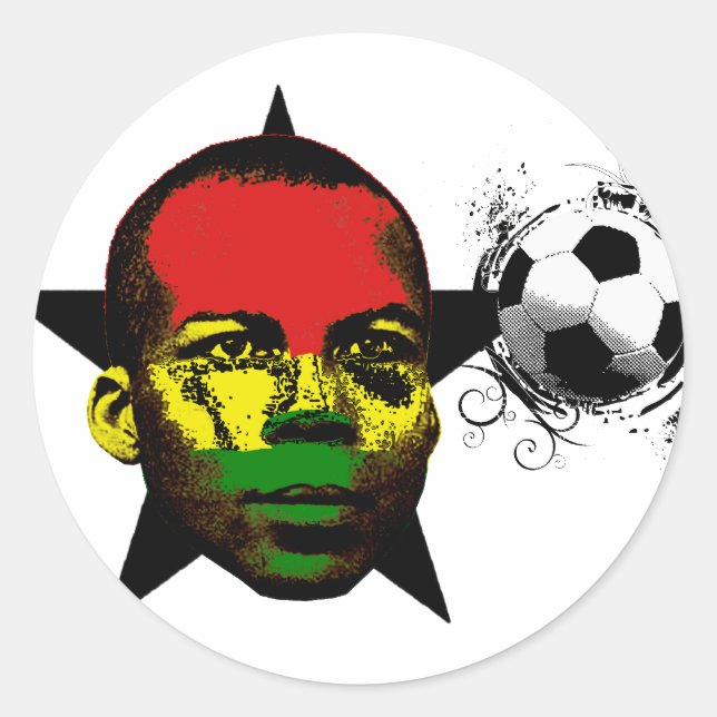 Adesivo Futebol Gana (Frente)