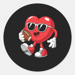 Adesivo Futebol Hearts Dia de os namorados Boys Men Toddl