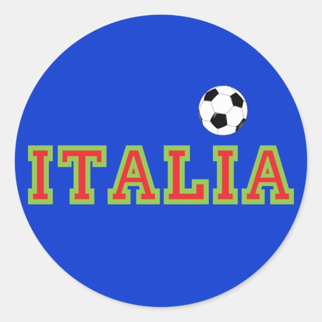 Adesivo Futebol italiano (Frente)