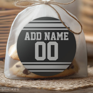 Adesivo Futebol Jersey - Personalize com suas informaçõe