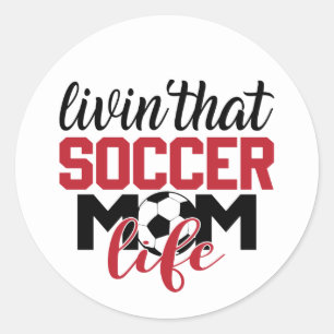 Adesivo Futebol legal, arte de palavra da mamãe