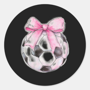 Adesivo Futebol Ll Rosa Coquette Arco Fita Delicada Menina