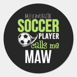 Adesivo Futebol Mãe - Meu Jogador Favorito Me Liga