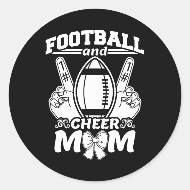 Adesivo Futebol Mamãe Cheer (Frente)