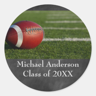 Adesivo Futebol no quadro - Vinheta de Graduação