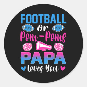 Adesivo Futebol Ou Pom Poms Papa Te Ama A Revelação De Gên