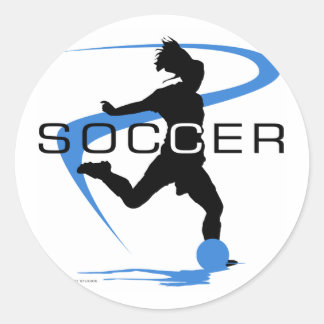 Adesivo Futebol - Raparigas - Azul