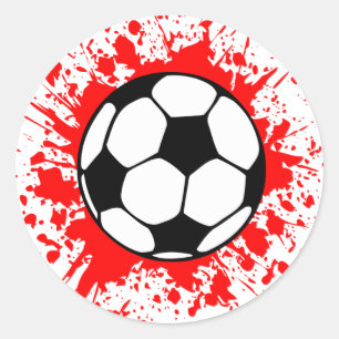 Adesivo futebol splat.