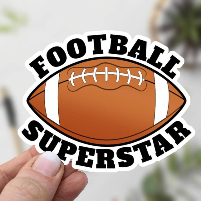 Adesivo Futebol Superstar Esporte (Football Superstar Sticker)