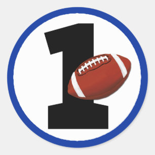 Adesivo Futebol Um Primeiro Aniversário do Bebê Sports Par