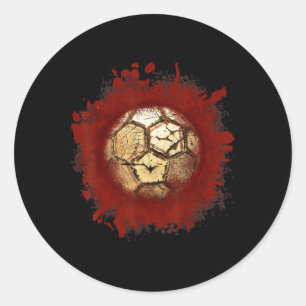 Adesivo Fútebol Zumbi Sangue Divertido Assustador Jogador