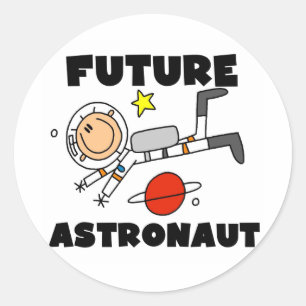 Adesivo Futuras t-shirts e presentes astronautas