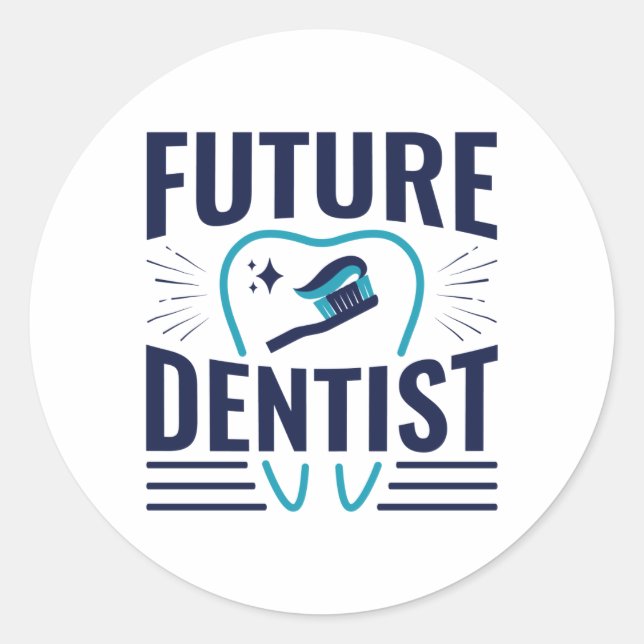 Adesivo Futuro Diploma de Estudantes Dentistas (Frente)