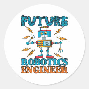 Adesivo Futuro Engenheiro de Robótica