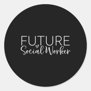Adesivo Futuro Estudante de Trabalho Social do Trabalhador