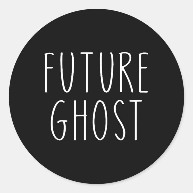 Adesivo Futuro Fantasma Diy Halloween (Frente)