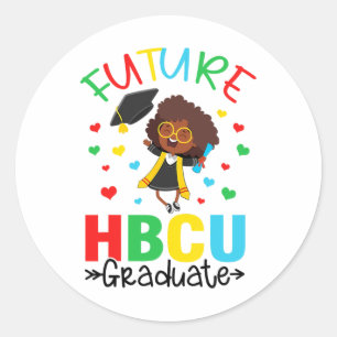 Adesivo Futuro Formando Hbcu Graduação Rapariga Hbcu Futur