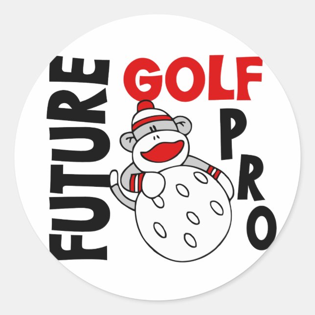Adesivo Futuro Golf Pro Sock Macaco (Frente)