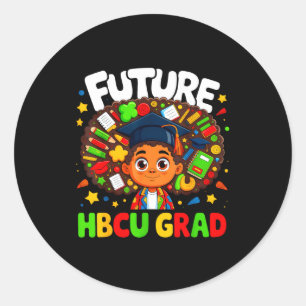 Adesivo Futuro graduado hbcu garota negra crianças formatu