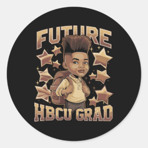 Adesivo Futuro Graduado Hbcu História Menino Negro Graduaç