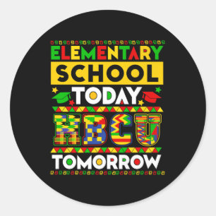 Adesivo Futuro Hbcu Formando Escola Elementar Hoje Hbcu To