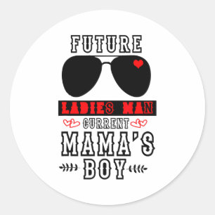 Adesivo Futuro Homem das Damas Atual Menino da Mamãe - Val
