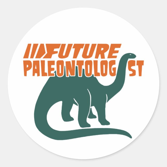 Adesivo Futuro Paleontólogo (Frente)